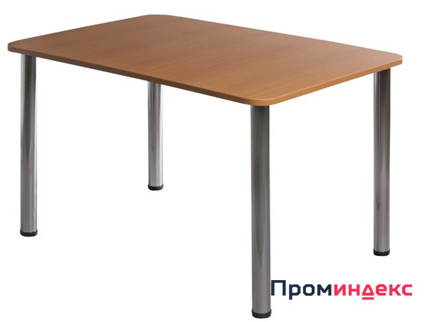 Фото Стол обеденный 1200*800, верх пластик HPL. Обеденный стол для кафе,ресторана,столовой. Мебель для обеденных залов общепита