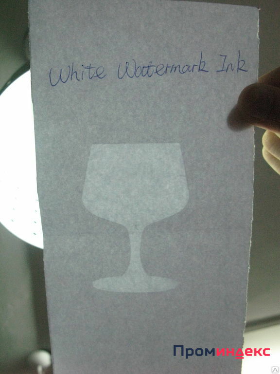 Фото Белая краска для офсетной печати водяных знаков на бланках