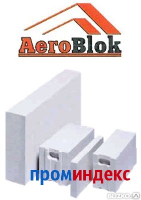 Фото Блок газосиликатный перегородочный AeroBlock 100x250x600 D-500