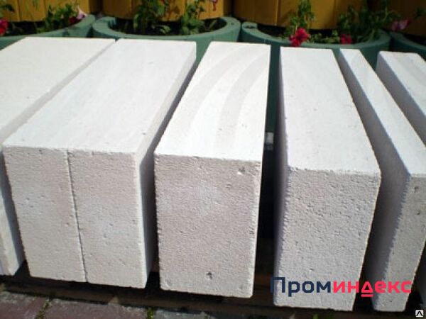 Фото Блок стеновой из автоклавного ячеистого бетона (газобетон) 600х250х250