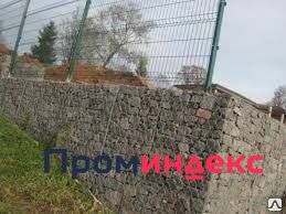Фото Подпорные стены из габионов