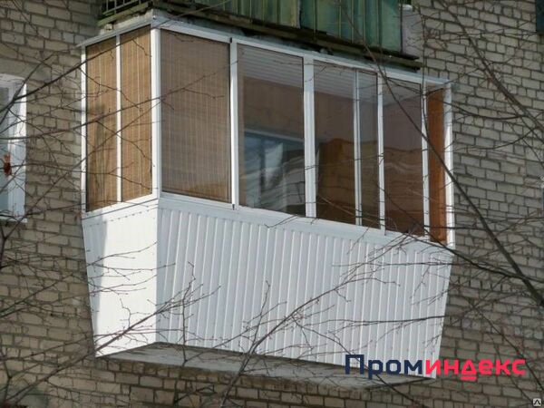 Фото Остекление балкона из алюминия