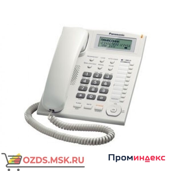 Фото Panasonic KX-TS2388RUW проводной телефон, цвет белый: Проводной телефон