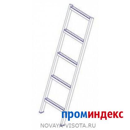 Фото Лестница приставная с широкими ступенями ЛПШ 2,0 - тип 1