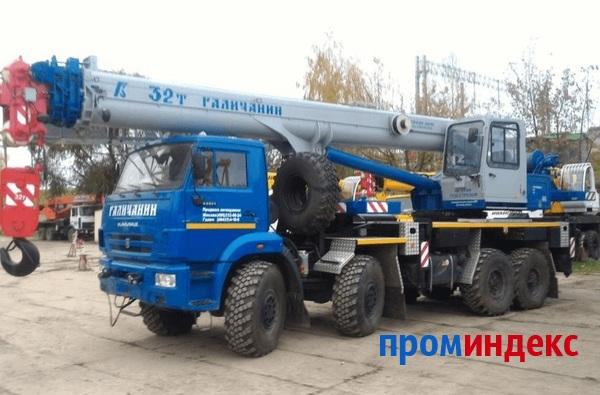 Фото Аренда автокрана 32 тонны, стрела 22 метра на базе камаз, гусёк 8 метров в Перми и Пермском крае.