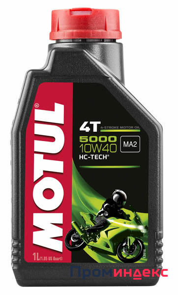 Фото Моторное масло для мотоциклов MOTUL 5000 SAE 4T 10w40 (1л.) 104054