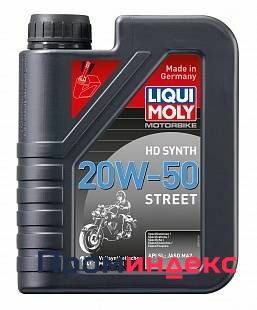 Фото Моторное масло для 4Т мотоциклов Motorbike HD Synth Street 20W-50 1л. 3816