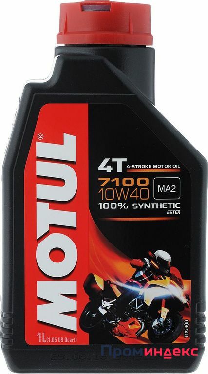 Фото Моторное масло для мотоциклов MOTUL 7100 4T 10w40 (1л.) 104091