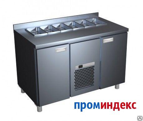 Фото Холодильный стол BAR-320C Сarboma Салат нерж. сталь