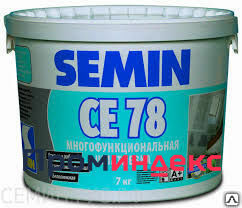 Фото Многофункциональная мраморная шпатлевка SEMIN CE 78 / СЕ 78 25 кг