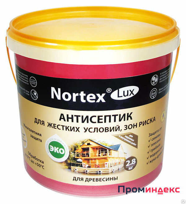 Фото Антисептическая пропитка «Nortex®»-Lux для дерева