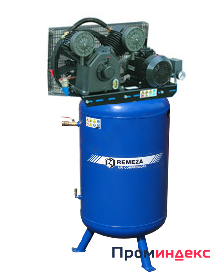 Фото Воздушный компрессор поршневой Remeza с ременным приводом вертикальный СБ4/Ф-270.V80 B 3, 0 квт 380В