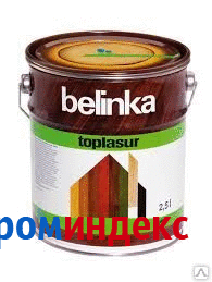 Фото Лазурное покрытие BELINKA TOPLASUR № 16, ОРЕХ 2,5л толстослойное