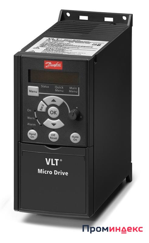 Фото Преобразователь частоты VLT Micro Drive FC 51 1.5кВт (380-480 3 фазы) Danfoss 132F0020
