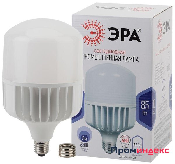 Фото Лампа светодиодная POWER T140-85W-6500-E27/E40 ЭРА Б0032088