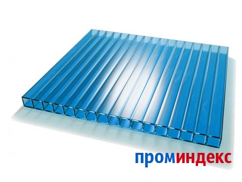 Фото Сотовый поликарбонат PRIMAVERA Синий 8 мм (2,1*12 м)
