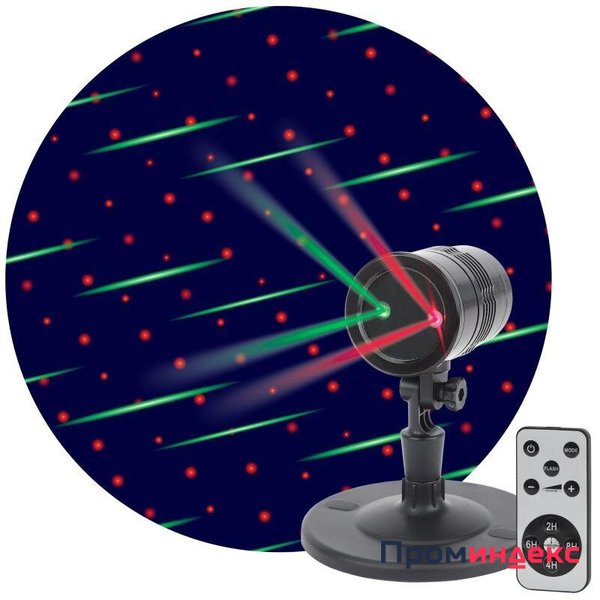 Фото Проектор Laser Метеоритный дождь мультирежим 2 цвета 220В IP44 ENIOP-01 ЭРА Б0041642