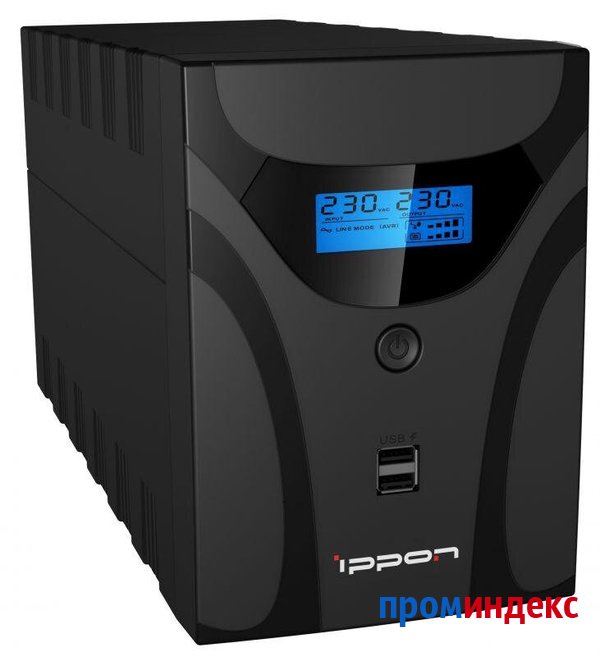 Фото Источник бесперебойного питания Smart Power Pro II Euro 1200 720Вт 1200В.А черн. IPPON 1029740