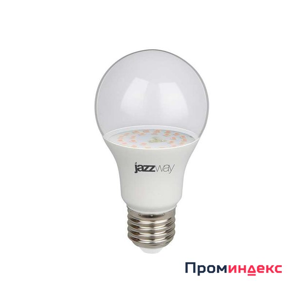 Фото Лампа светодиодная PPG A60 Agro 9Вт грушевидная прозрачная E27 IP20 для растений clear JazzWay 5008946