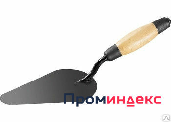 Фото Кельма печника стальная, деревянная усиленная ручка Россия