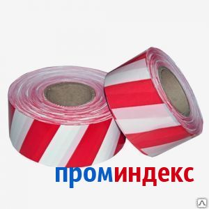 Фото Барьерная лента ZOOM красно-белая 75мм х 100м (100 м)