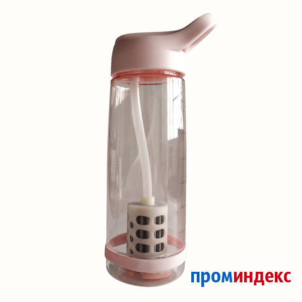 Фото New BPA-free portable activated carbon filter for plastic water bottles