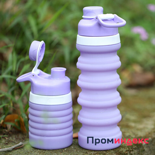 Фото Travel folding portable camping water bottle