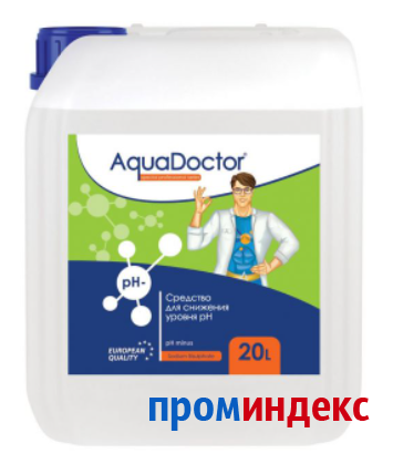 Фото Жидкое средство для снижения pH AquaDoctor pH Minus (Серная 35%)