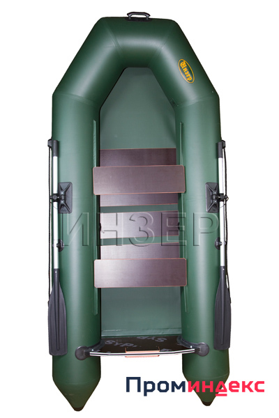 Фото Двухместная надувная моторная лодка Уфимка Инзер-2(280)М (под мотор) зеленая