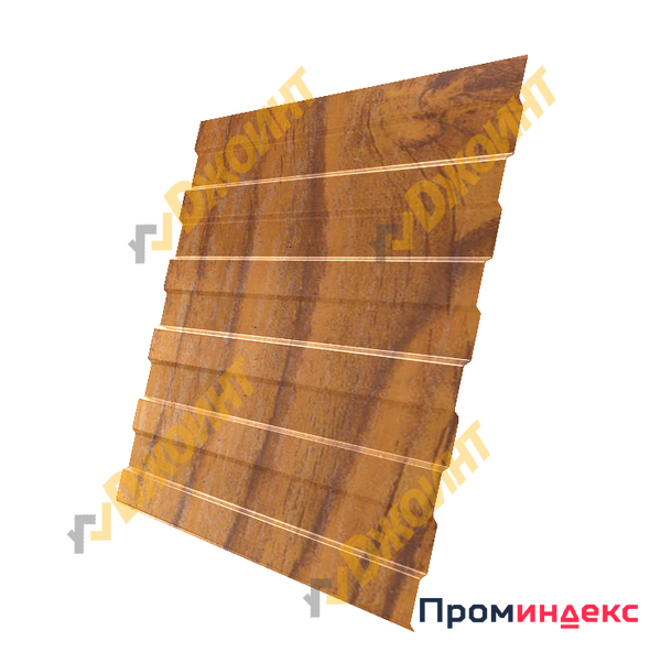 Фото Профнастил С-10 0,5 Printech Wood 3D (3D Дерево)