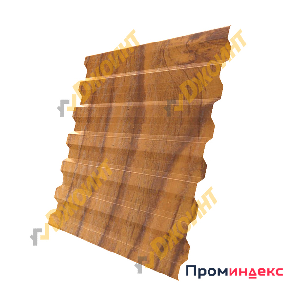 Фото Профнастил С-21 0,5 Printech двухсторонний Wood 3D (3D Дерево)