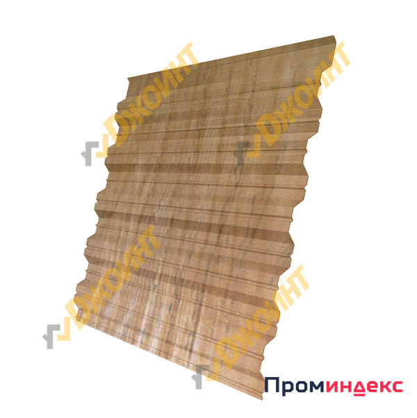 Фото Профнастил НС-35 0,5 Printech двухсторонний Aspen 3D (Осина 3D wood)