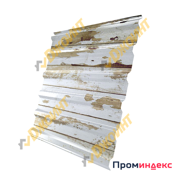 Фото Профнастил МП-20 0,5 Printech Vintage Wood (Старинная древесина)