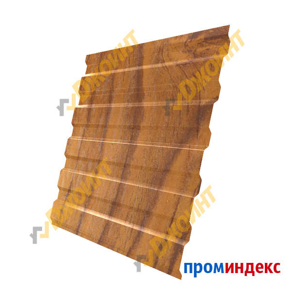 Фото Профнастил С-20 0,5 Printech двухсторонний Wood 3D (3D Дерево)