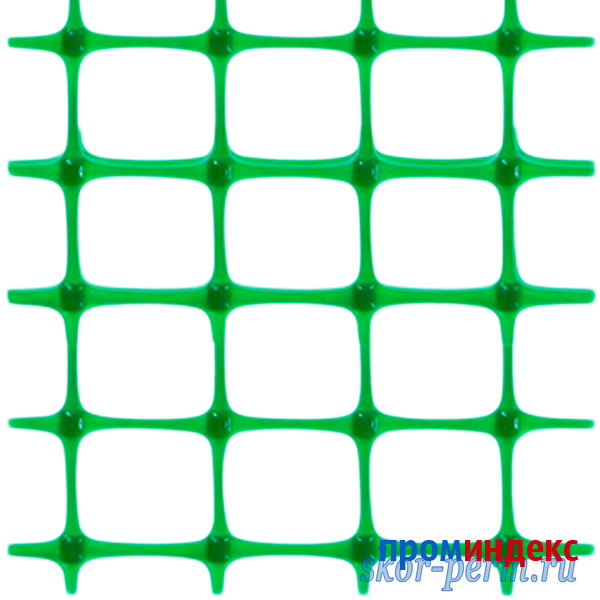 Фото Сетка пластиковая, ячейка 45х45 мм квадрат, 1,5х20 (30 м2), зеленая