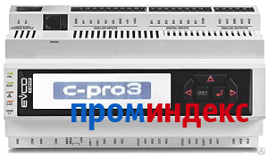 Фото Программируемый контроллер серии С-pro 3 MEGA+ дин-рейка 24 VAC/DC изолированное LCD-дисплей 120x32px 8 А/I (NTC PT