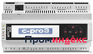 Фото Программируемый контроллер серии С-pro 3 MEGA+ дин-рейка 24 VAC/DC изолированное слепая панель 8 А/I (NTC PTC PT10