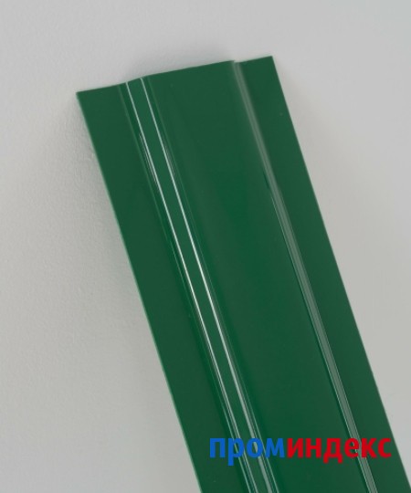 Фото Штакетник пластиковый ПЭТ 1800х100х1мм, зеленый матовый