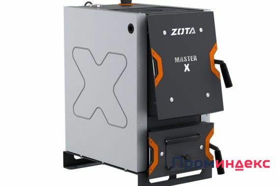Фото Котел отопления Zota Master X твердотопливный с плитой 14 кВт