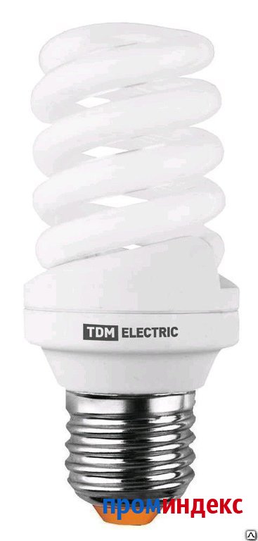 Фото Лампа энергосберегающая КЛЛ-FSТ2-20 Вт-4000 К–Е27 КОМПАКТ (41х108 мм)