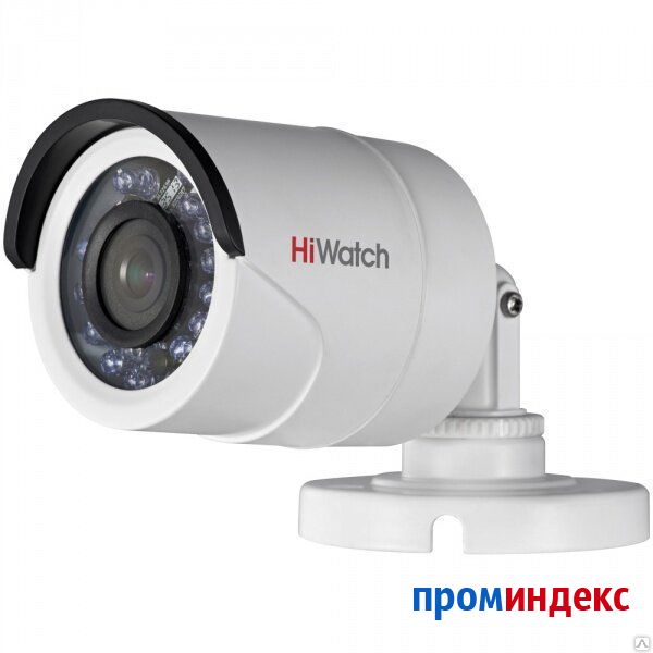 Фото HD-TVI камера 1Мп с ИК-подсветкой HiWatch DS-T100 для улицы