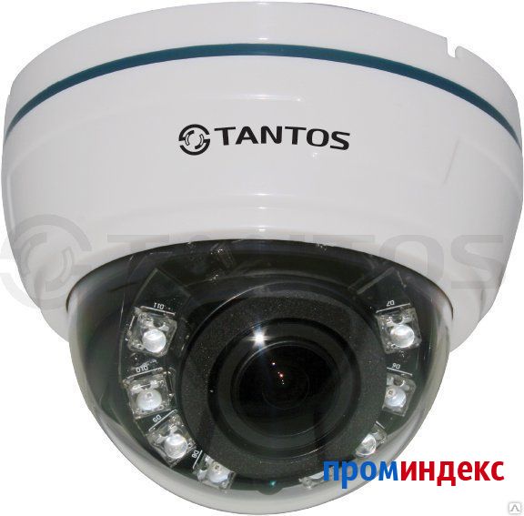 Фото Внутренняя купольная AHD видеокамера 1080P TSc-Di1080pAHDv (2.8-12)