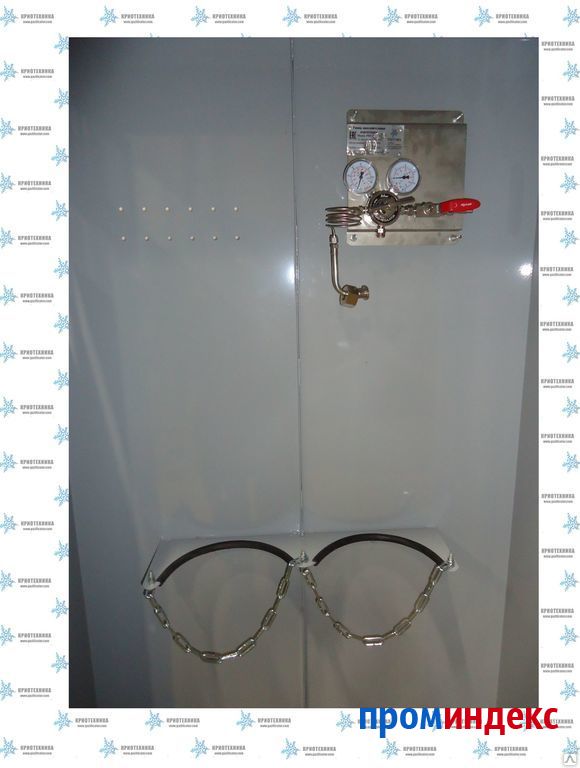 Фото Рампа разрядная РНП-01 х 1 (инертные газы) в шкафу.