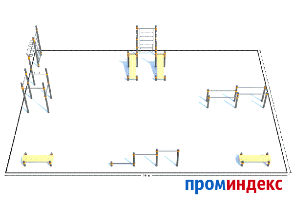 Фото Спортивная площадка для подготовки и сдачи Нормативов ГТО (Комплекс-3)