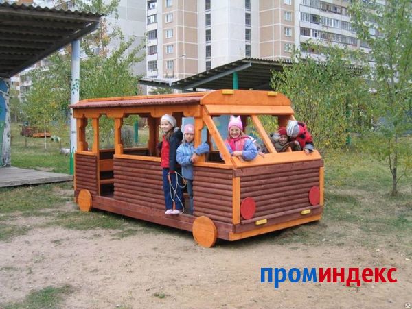 Фото Игровое оборудование "Автобус" для детских садов от производителя