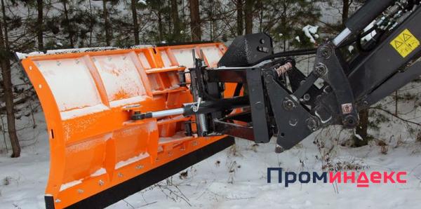 Фото Отвал для уборки снега на фронтальный погрузчик Metal-Fach 2,2 м «LIGHT», механика