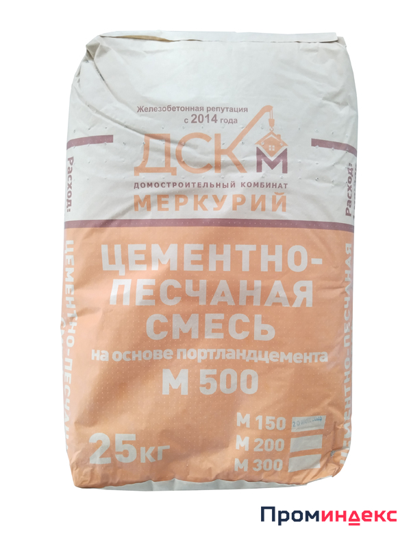 Фото Цементно-Песчаная смесь М150, 25кг (МЕРКУРИЙ) (56) П '