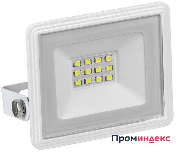 Фото Прожектор светодиодный СДО 06-10 6500К IP65 бел. IEK LPDO601-10-65-K01