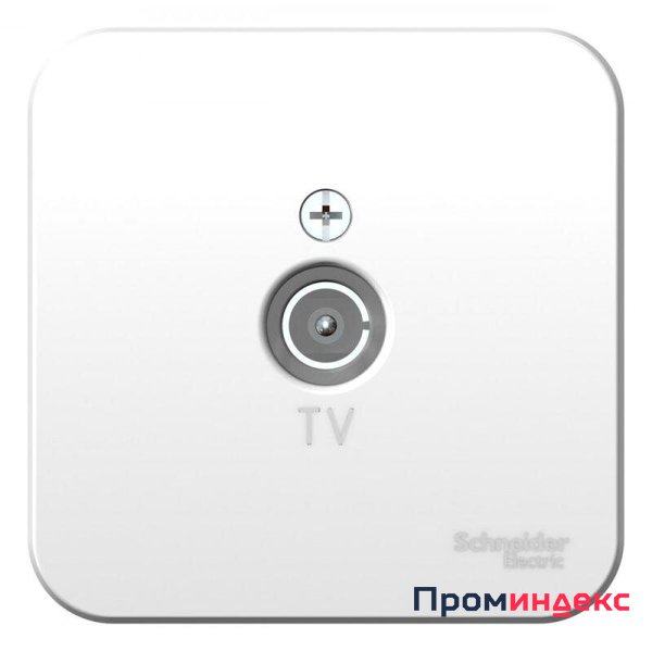 Фото Розетка телевизионная TV ОП Blanca коннектор с изолир. пластиной бел. SE BLNTA000011