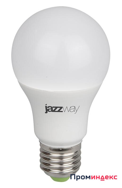 Фото Лампа светодиодная PPG A60 Agro 15Вт грушевидная матовая E27 IP20 для растений frost JazzWay 5025547
